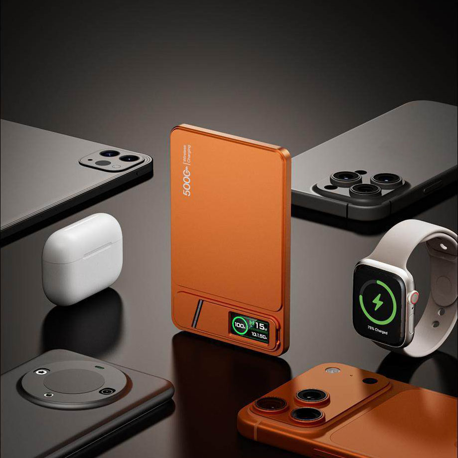 Power Bank Slim - แบตเตอรี่สำรองแบบพกพา CCC 10000mAh Slim PowerBank สำหรับ