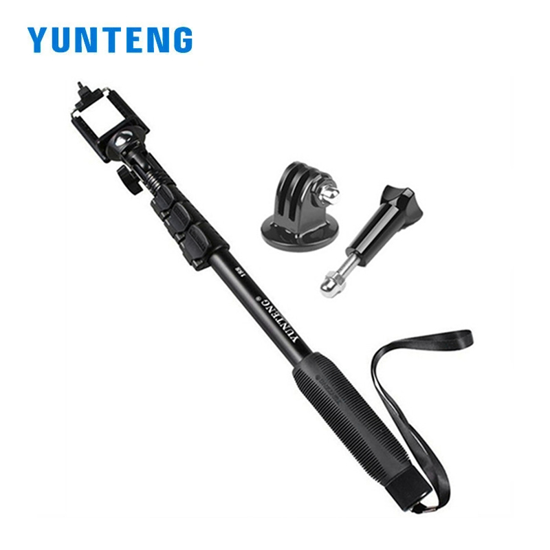 Phone Accessories Video - Yunteng ไม้เซลฟี่ YT-188 YT188ขาตั้งกล้องขาเดียวสำหรับกล้องโทรศัพท์อุปกรณ์ติดเซลฟี่สำหรับชุดกล้องถ่ายภาพ GoPro