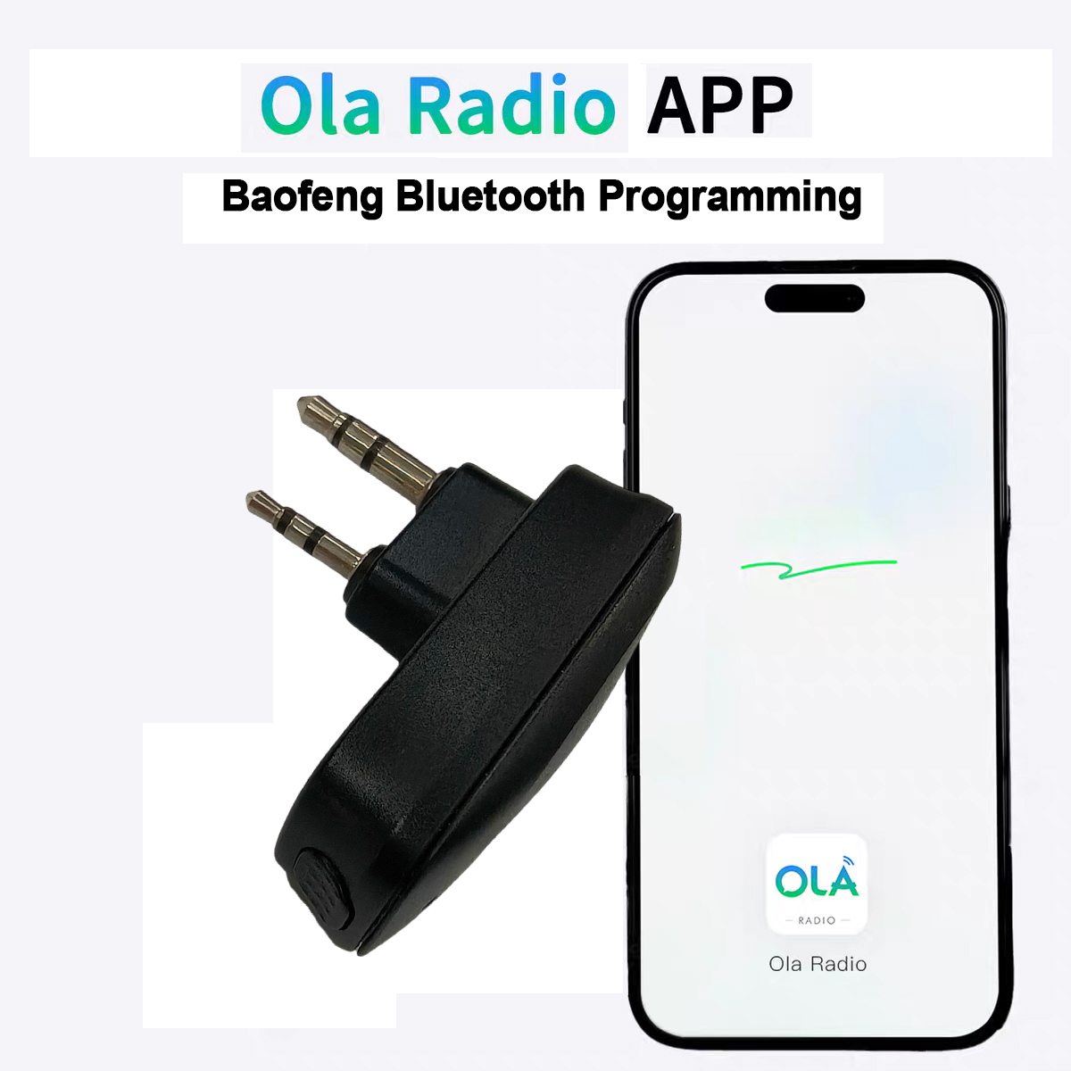 Phone Accessories App - BAOFENG เครื่องส่งรับวิทยุไร้สายบลูทูธอะแดปเตอร์โปรแกรมโทรศัพท์ APP TYPE-C สำหรับ UV-5R