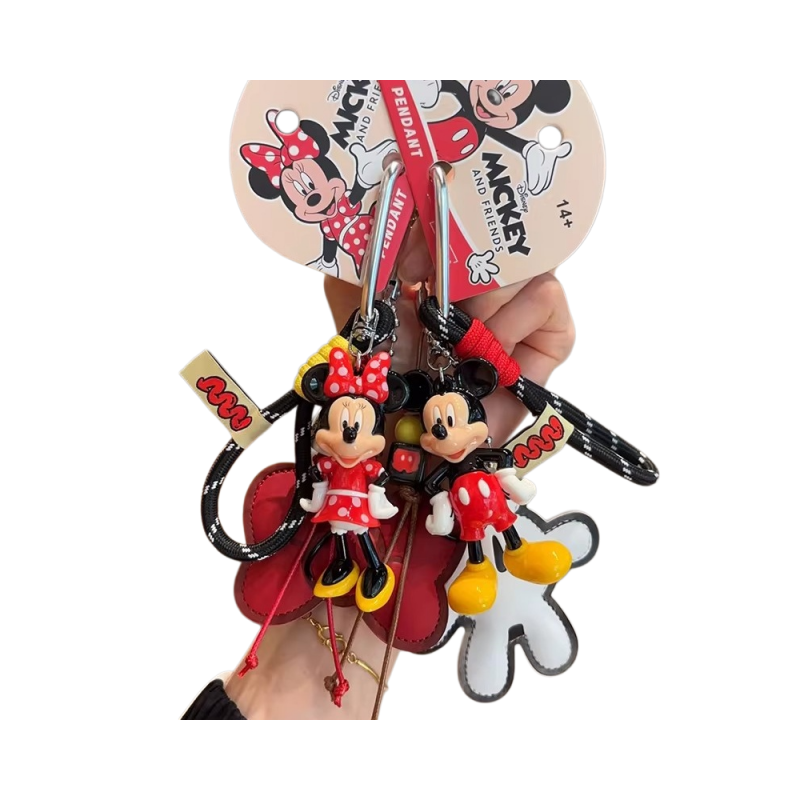 Phone Accessories Ideas - พวงกุญแจการ์ตูนดิสนีย์ของแท้พร้อมตุ๊กตามินนี่และจี้โดนัลด์ดั๊ก อุปกรณ์เสริมโทรศัพท์มือถือน่ารัก ไอเดียของขวัญชิ้นเล็ก