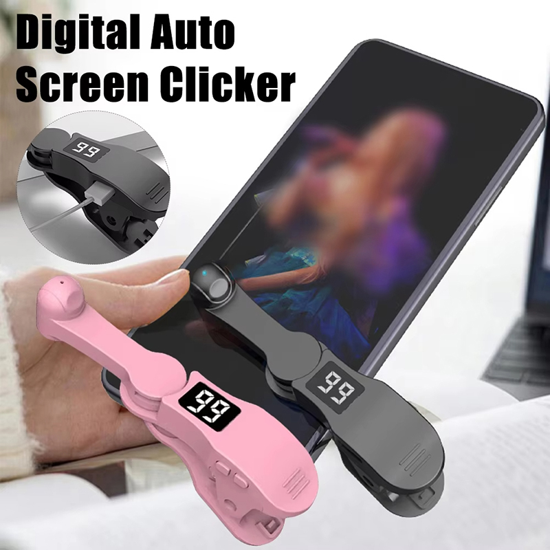 Phone Accessories App - อุปกรณ์จำลองการคลิกนิ้วสำหรับเกมแอป วิดีโอ หน้าจอโทรศัพท์ เครื่องคลิกอัตโนมัติ อุปกรณ์ควบคุมการสัมผัสสมาร์ทโฟน อุปกรณ์เสริมสำหรับเกมวิดีโอสด