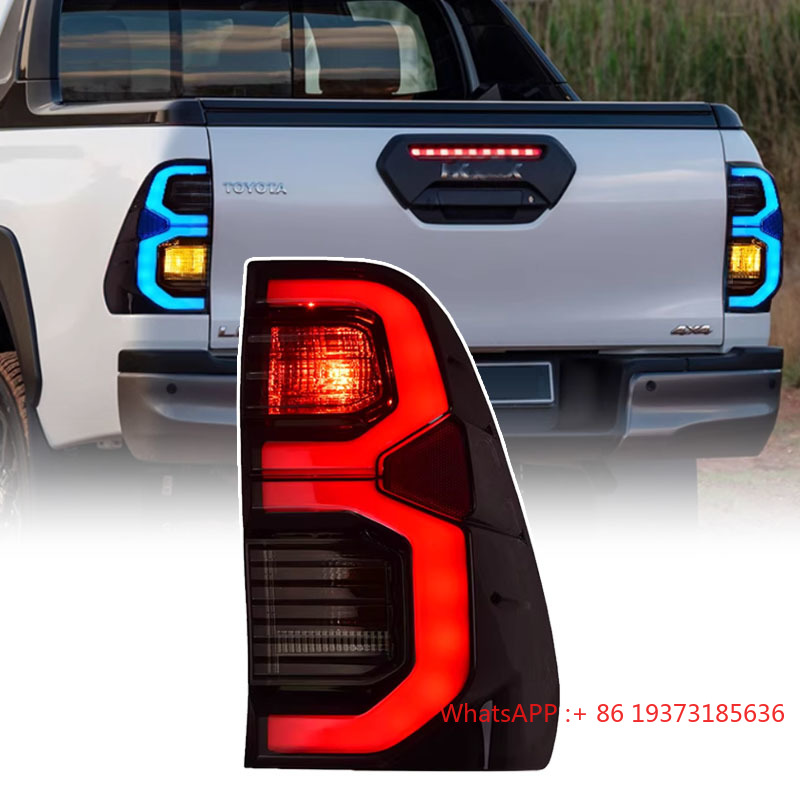 Phone Accessories App - ไฟท้าย LED สีสันสดใสสำหรับ Hilux Revo ปี