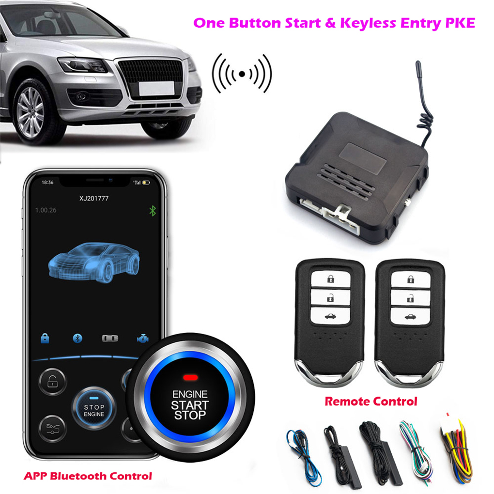 Phone Accessories App - แอพโทรศัพท์ในรถยนต์ ระบบเตือนภัยแบบสมาร์ทไร้กุญแจที่รองรับบลูทูธรีโมทคอนโทรล ตัวควบคุมการเริ่มต้น อุปกรณ์เสริมที่ได้รับการดัดแปลง