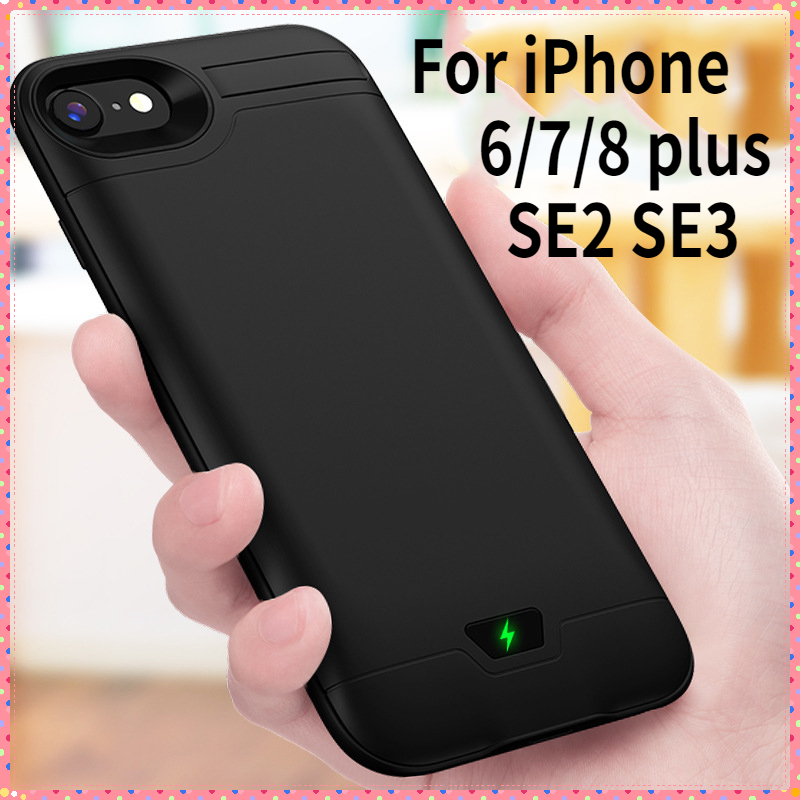 Power Bank Slim - เคสแบตสำรองบางเฉียบ 10000mAh สำหรับ iPhone 6/7/8 plus