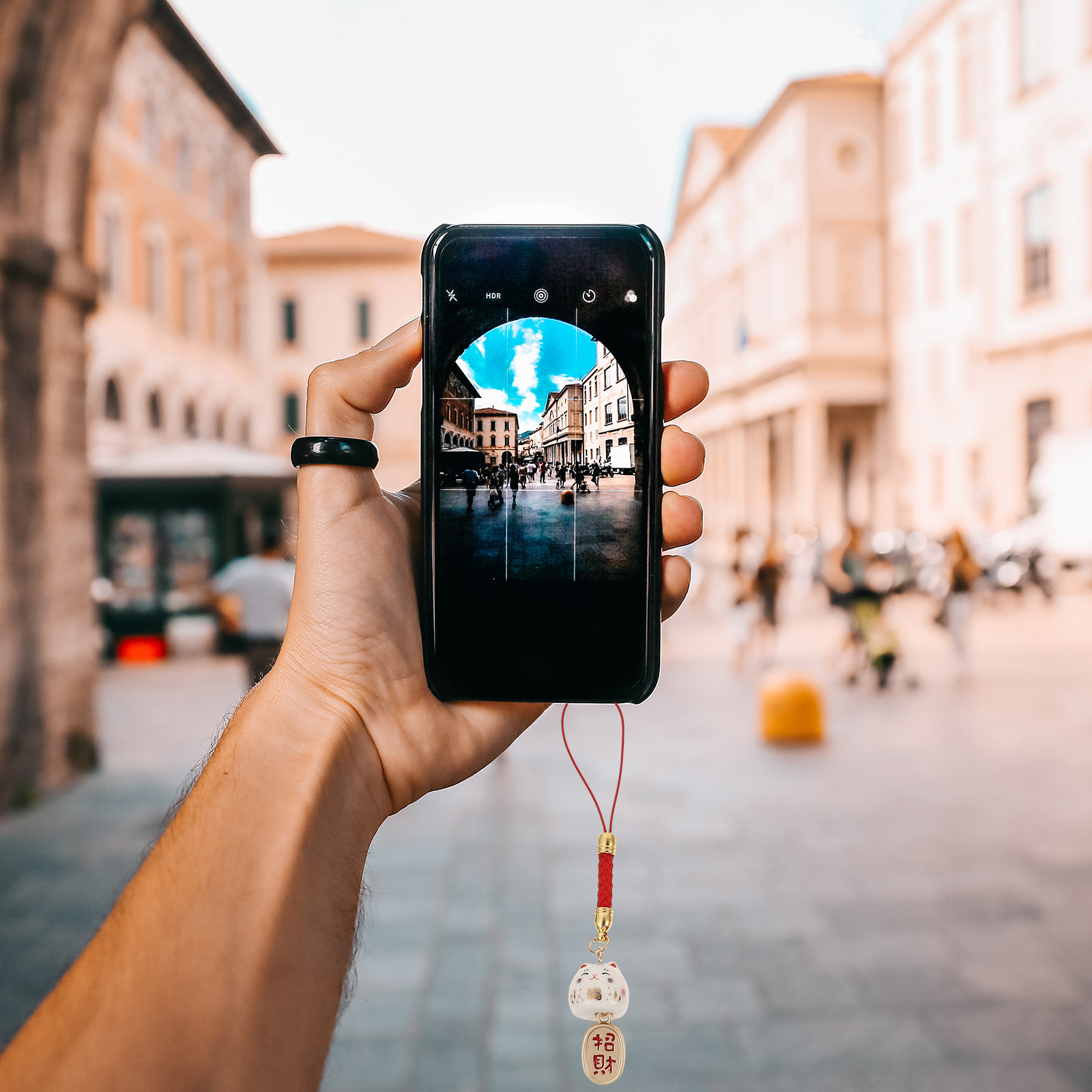 Phone Accessories Ideas - พวงกุญแจแมวนำโชค 8 ชิ้น สายคล้องโทรศัพท์ดีไซน์สร้างสรรค์ น้ำหนักเบา ทนทานต่อการสึกหรอ