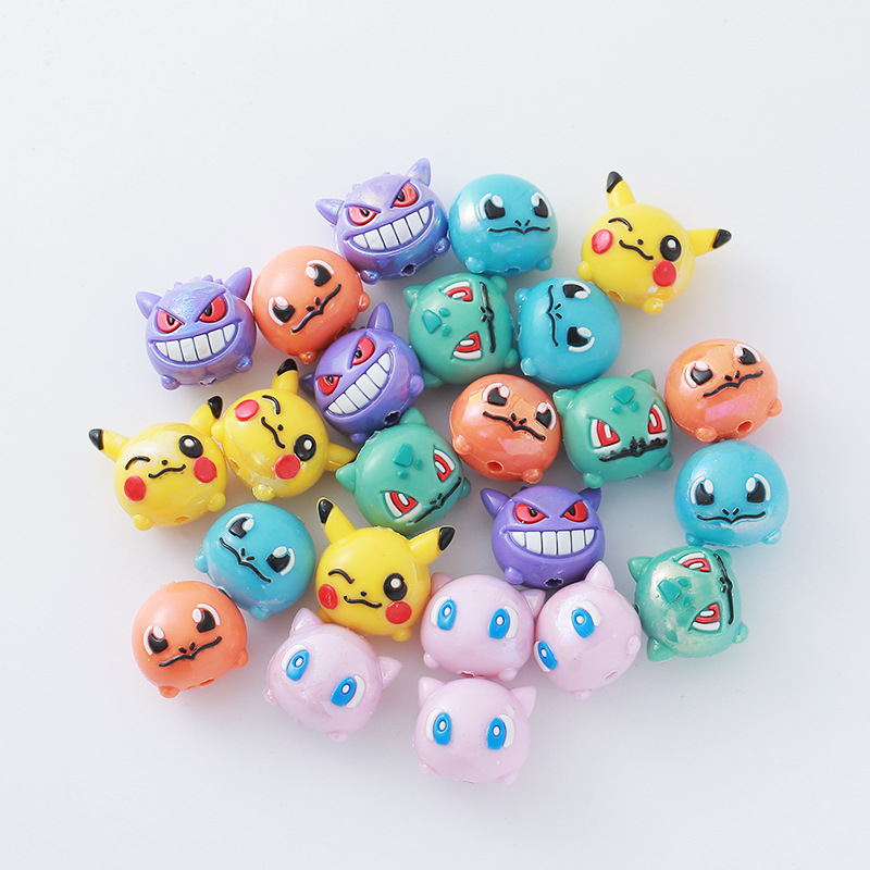12 ชิ้น ลูกปัดโปเกมอน DIY สายค - Phone Accessories Supplier บทวิจารณ์และราคา