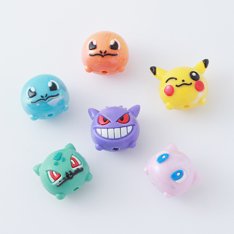 12 ชิ้น ลูกปัดโปเกมอน DIY สายค - Phone Accessories Supplier บทวิจารณ์และราคา