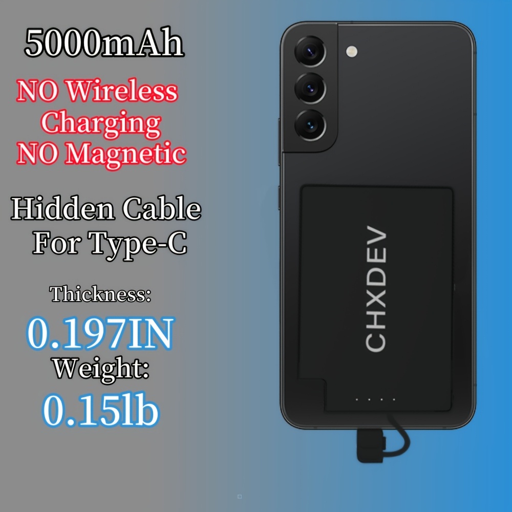 CHXDEV มินิแม่เหล็กพาวเวอร์แบง - Power Bank Slim บทวิจารณ์และราคา