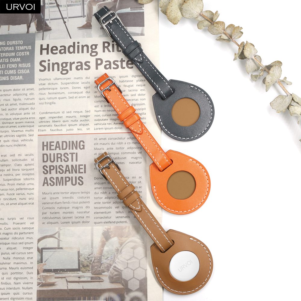 URVOI ป้ายติดกระเป๋าหนังสำหรับ - Airtag Holder Case บทวิจารณ์และราคา