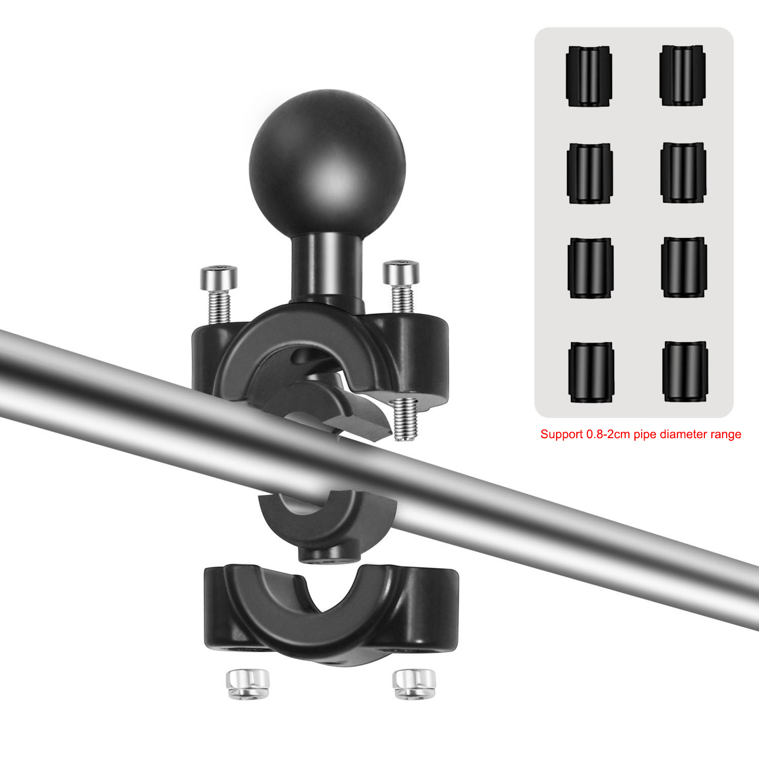 อะแดปเตอร์ยึดกระจกมองหลังมอเตอ - Phone Accessories Video บทวิจารณ์และราคา