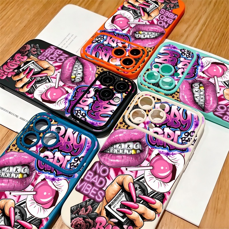 เคสโทรศัพท์ลายกราฟฟิตี้รูปปากส - Phone Accessories Kiosk บทวิจารณ์และราคา