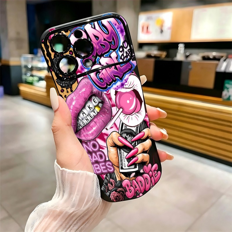 เคสโทรศัพท์ลายกราฟฟิตี้รูปปากส - Phone Accessories Kiosk บทวิจารณ์และราคา