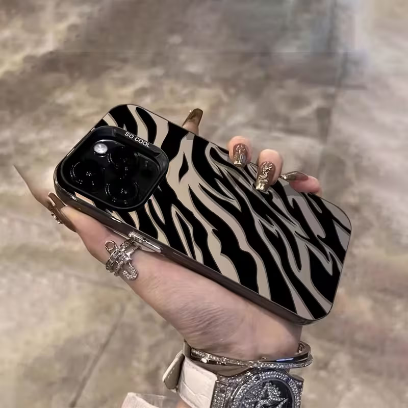 เคสกันกระแทก IMD ลายม้าลายสีดำ - Phone Accessories Kiosk บทวิจารณ์และราคา