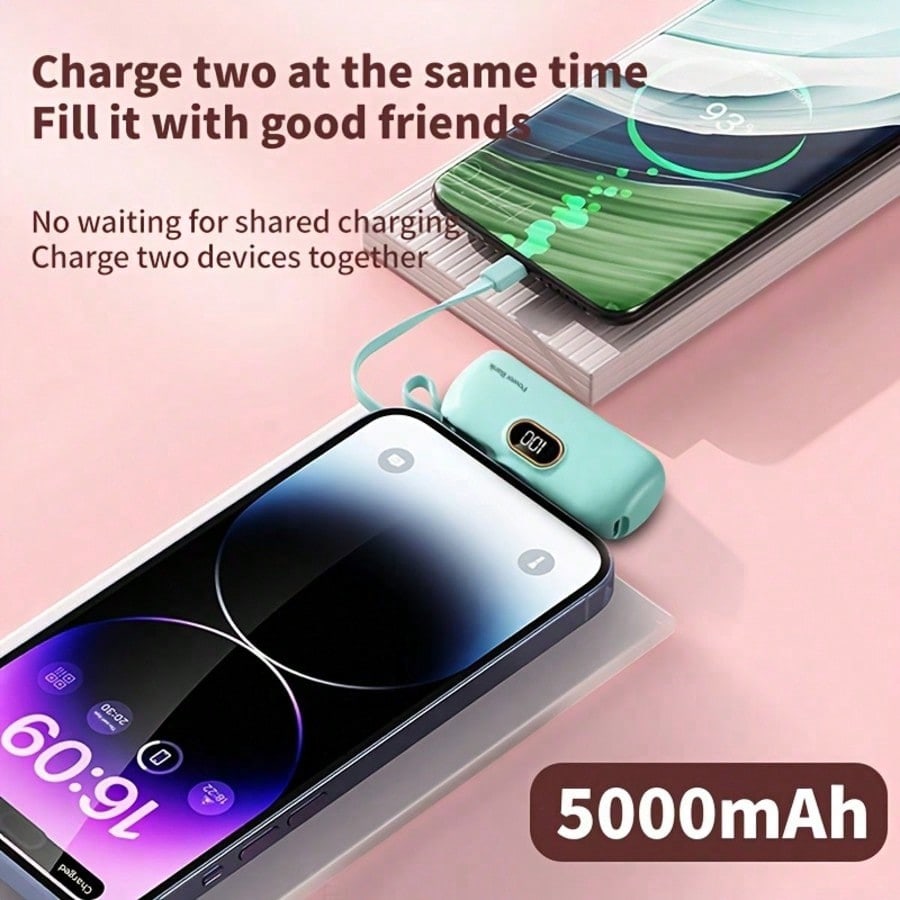 พาวเวอร์แบงค์แบบพกพาขนาดเล็ก ช - Power Bank Slim บทวิจารณ์และราคา
