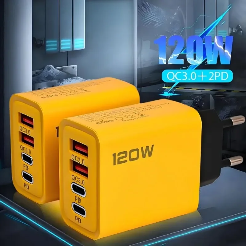 อะแดปเตอร์ชาร์จเร็ว 120W 4 พอร - Phone Accessories Supplier บทวิจารณ์และราคา