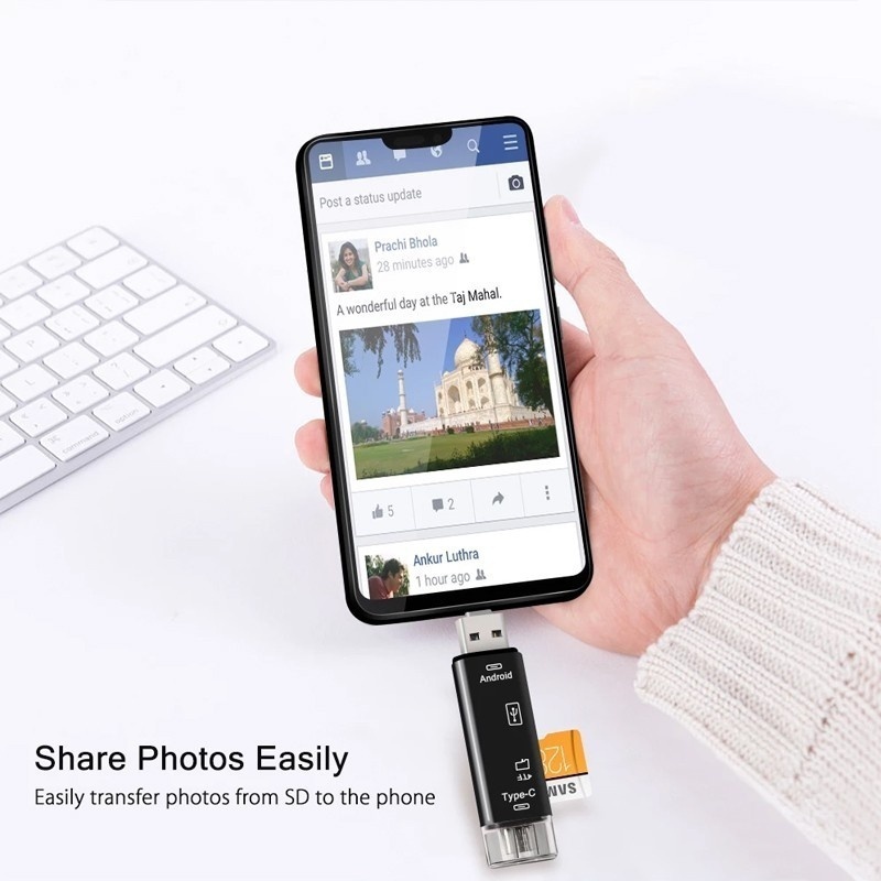 5 in 1 มัลติฟังก์ชั่น USB 2.0  - Phone Accessories Types บทวิจารณ์และราคา