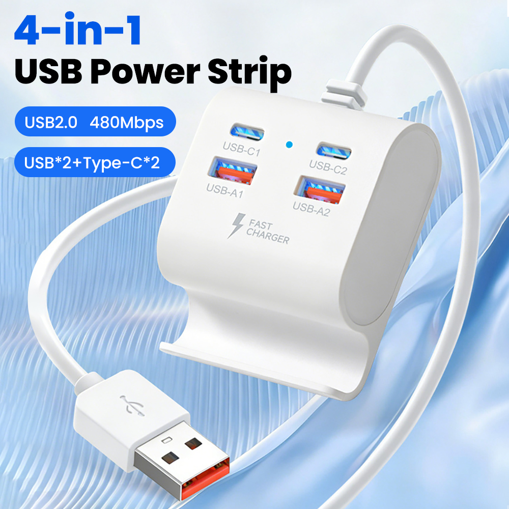 4 ใน 1 ยูเอสบี บรัคเก็ต ซ็อกเก - Phone Accessories Supplier บทวิจารณ์และราคา