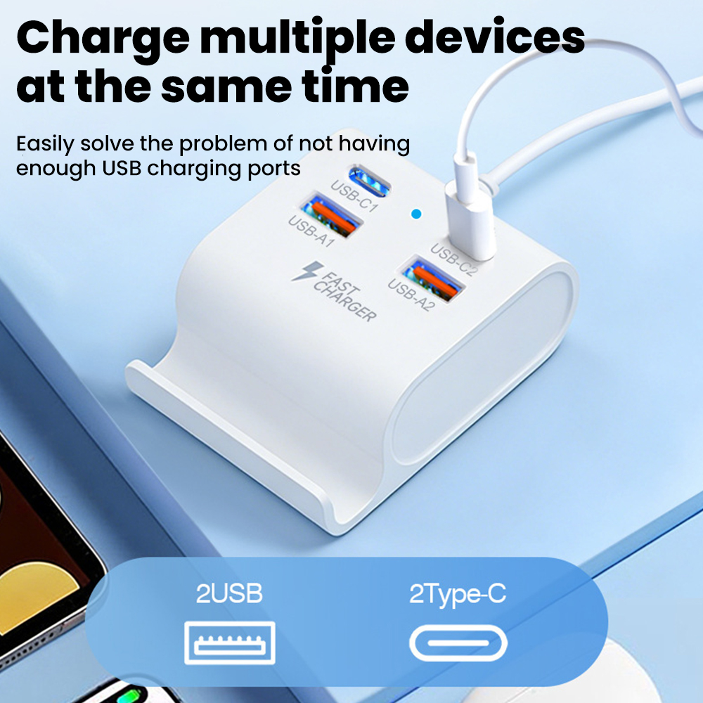 4 ใน 1 ยูเอสบี บรัคเก็ต ซ็อกเก - Phone Accessories Supplier บทวิจารณ์และราคา