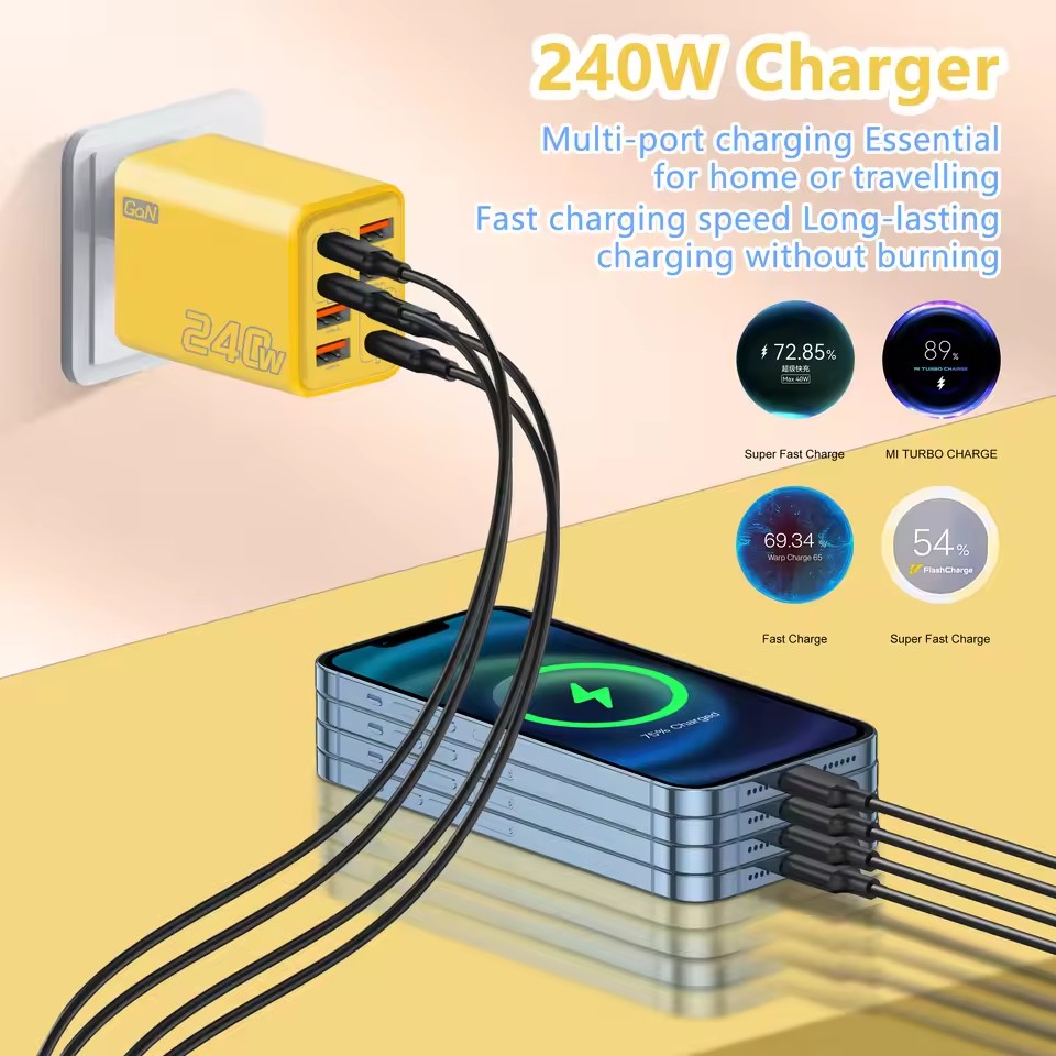 อะแดปเตอร์ชาร์จ GaN USB-C 8 in - Phone Accessories Supplier บทวิจารณ์และราคา