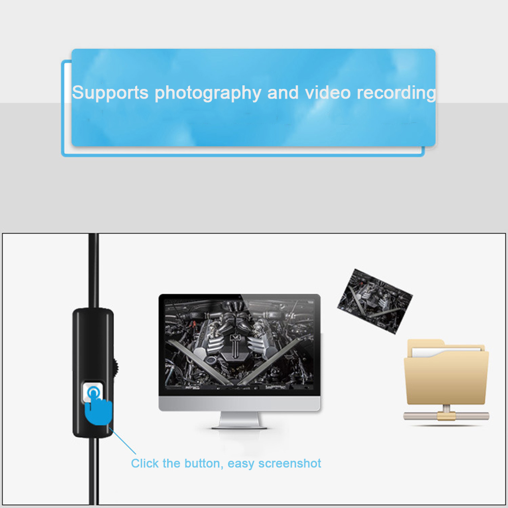 กล้องEndoscopeสําหรับโทรศัพท์ม - Phone Accessories Types บทวิจารณ์และราคา