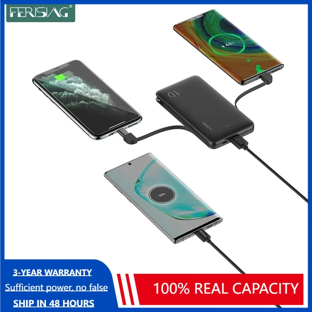FERISING 3IN1 10000mAh Power B - Power Bank Slim บทวิจารณ์และราคา