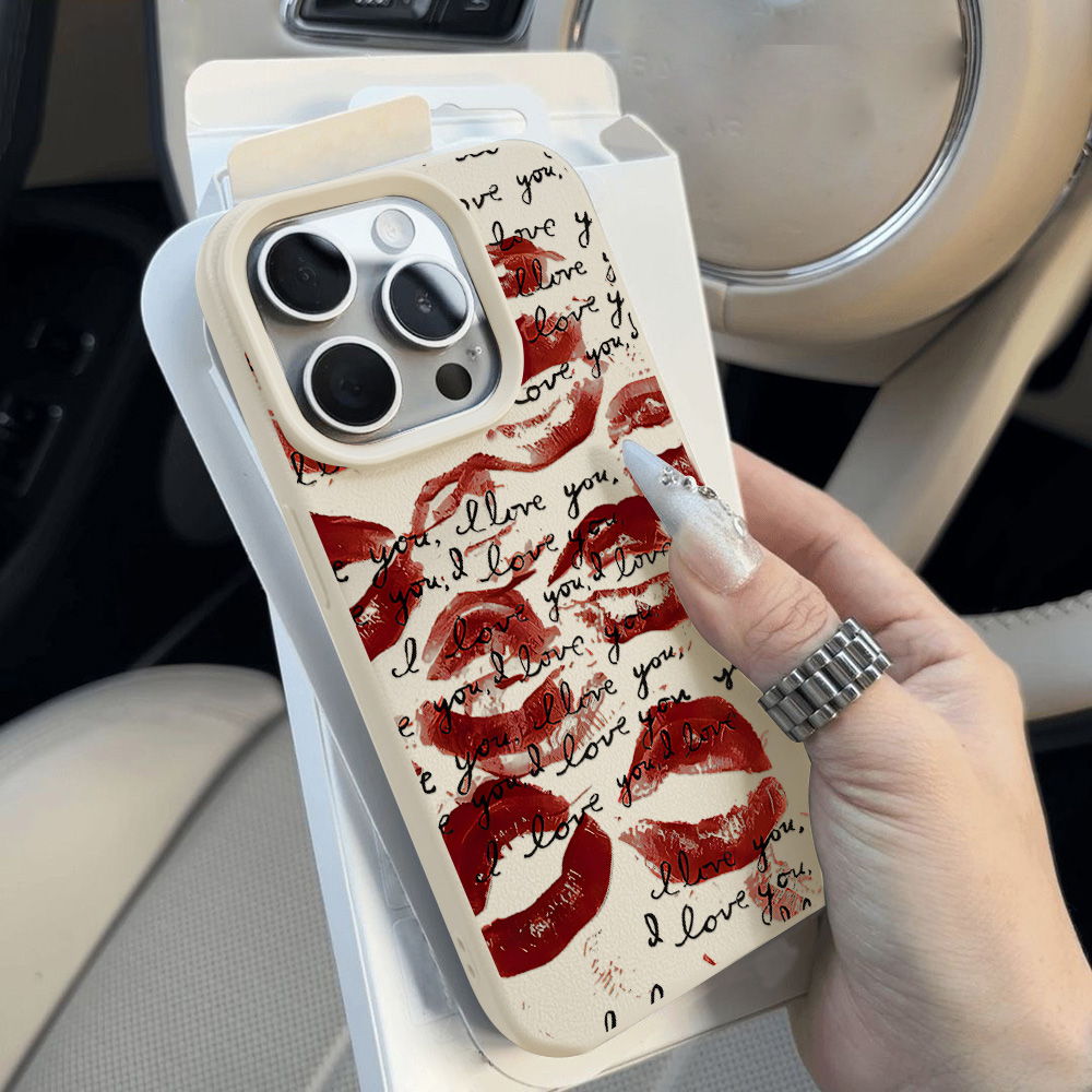 เคสโทรศัพท์หนังสีแดงสดใสสำหรับ - Phone Accessories Kiosk บทวิจารณ์และราคา