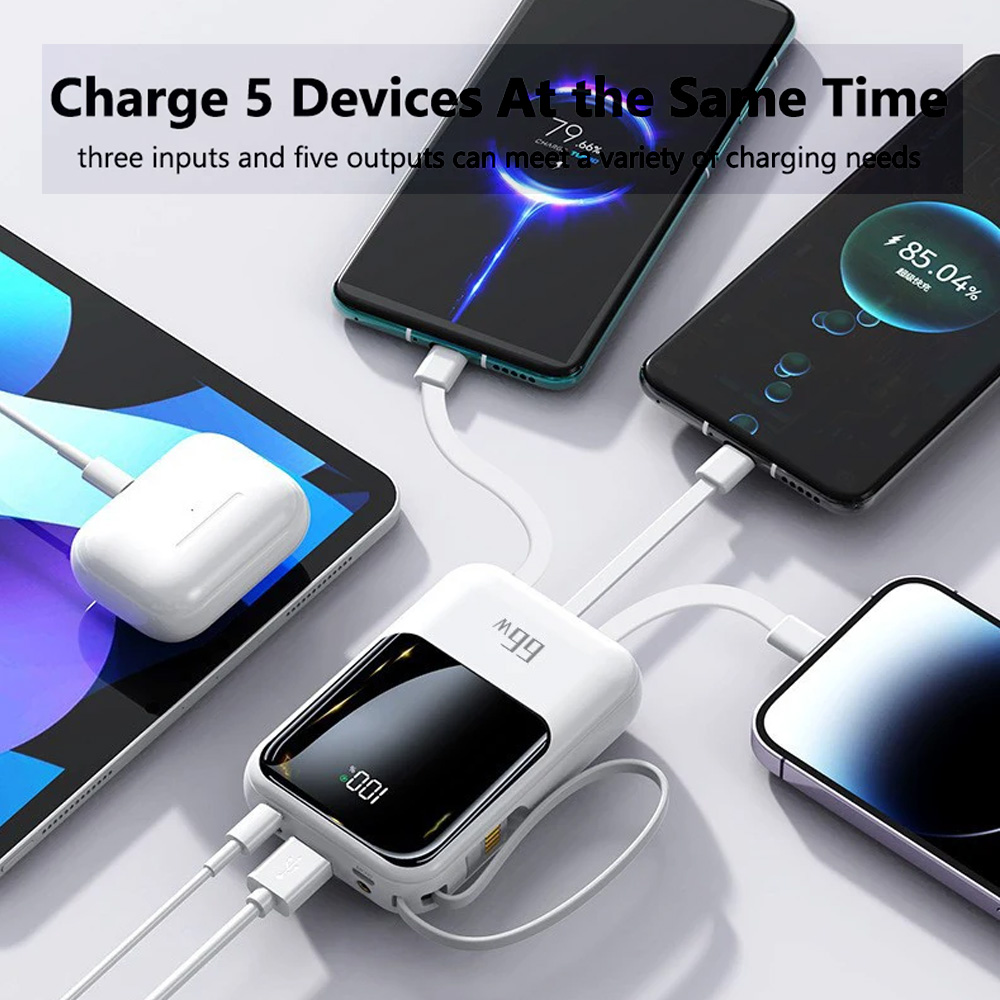 แบตเตอรี่สำรองแบบพกพา 10000mAh - Power Bank Slim บทวิจารณ์และราคา